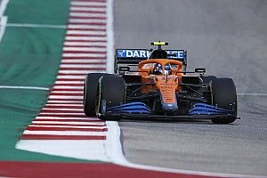 McLaren malmené par les bosses et les pneus