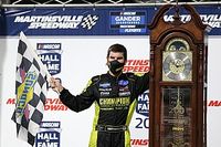Enfinger wins wild Martinsville Truck race to earn title shot