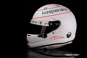 GALERÍA: Casco de Vettel en honor a Michael Schumacher