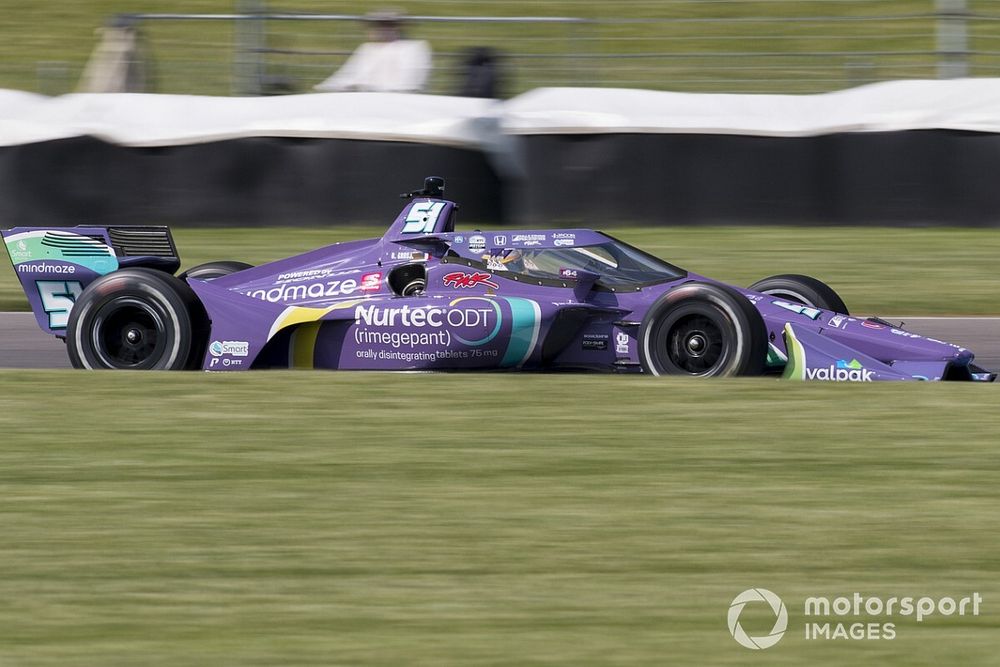 Грожан с третьей попытки выиграл квалификацию в IndyCar