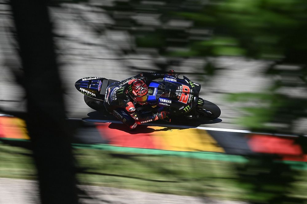 German MotoGP: Quartararo leads FP3, Vinales heads into Q1