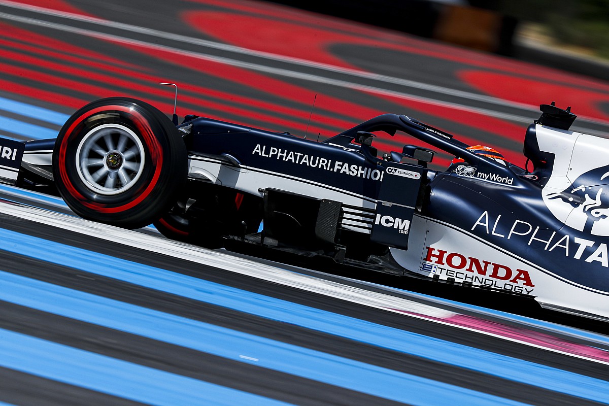 角田裕毅、F1フランスGP初日は”満足”「中団グループは大接戦だけど、僕らにはペースがある」