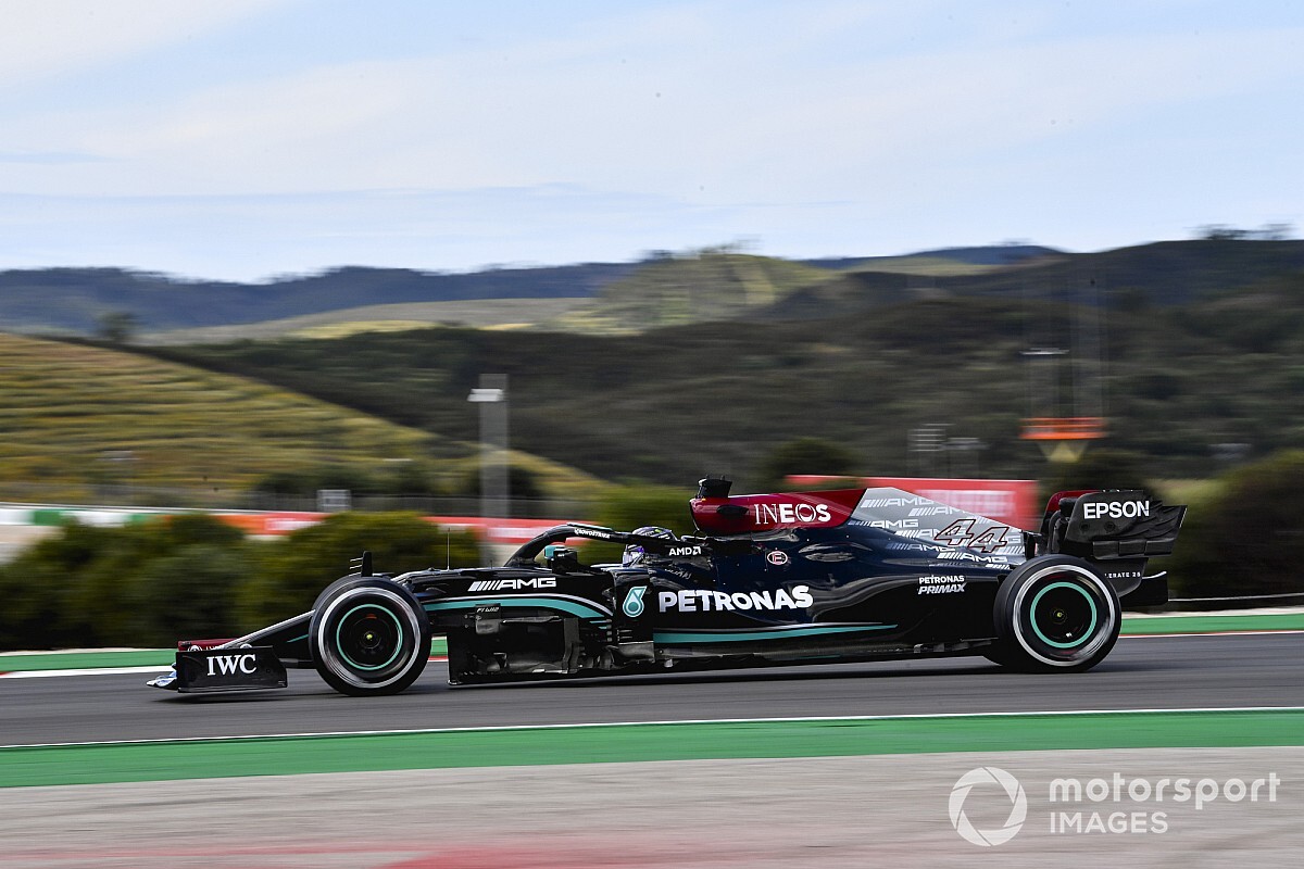 F1 Portuguese GP: Hamilton tops FP2 ahead of Verstappen