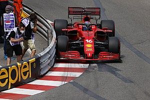 F1: Leclerc está "incrivelmente feliz" com pole, mas levanta preocupação com câmbio após batida
