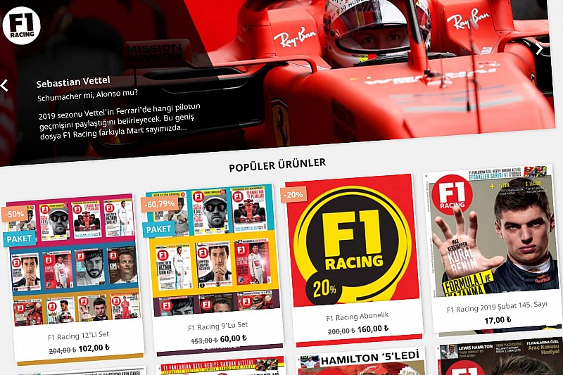 F1 Racing'in yeni mağazası açıldı