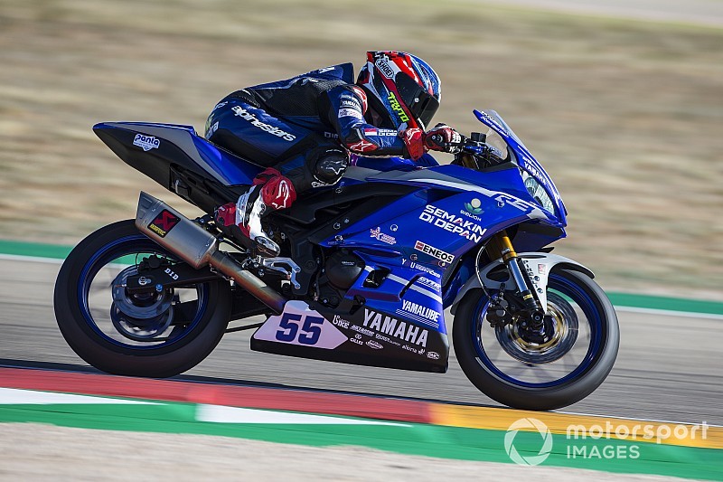 WorldSSP300 Aragon: Galang Hendra gagal finis