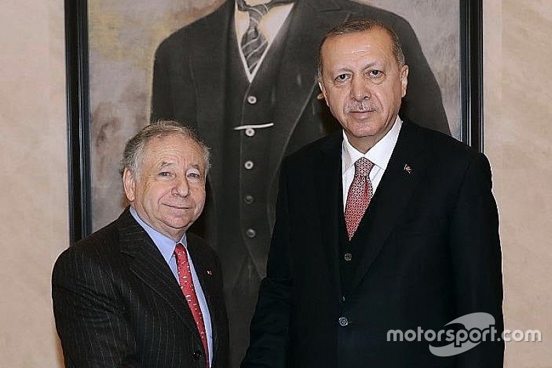 FIA Başkanı Todt, Cumhurbaşkanı Erdoğan ile görüştü