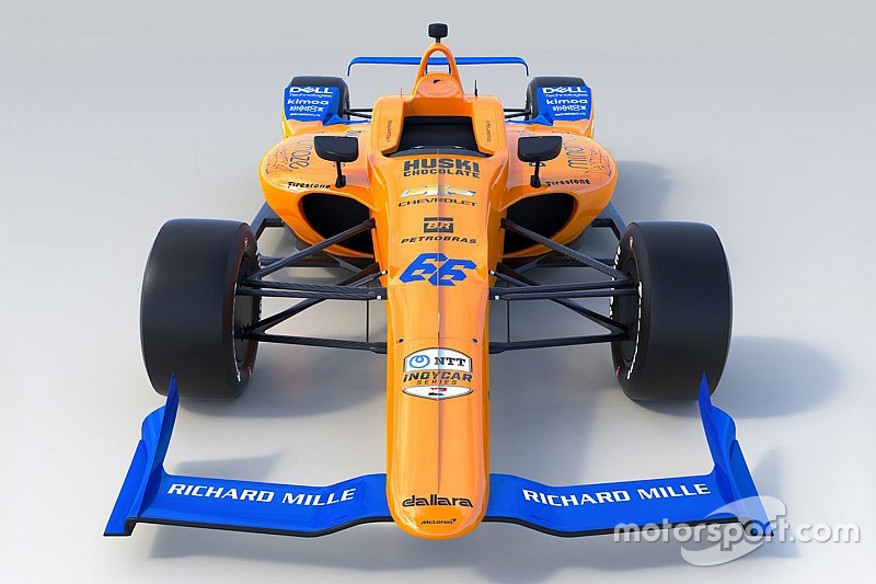Bemutatták Alonso új Indy 500-as versenygépének festését