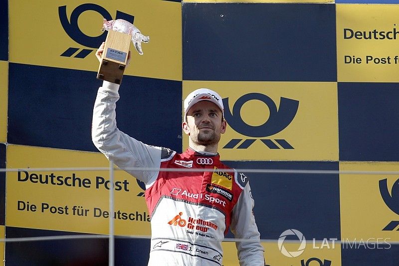 Podio: segundo lugar Jamie Green, Audi Sport Team Rosberg, Audi RS 5 DTM