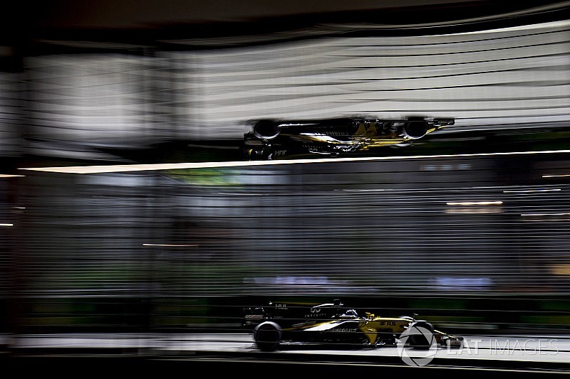 Melhor do resto, Hulkenberg celebra velocidade da Renault