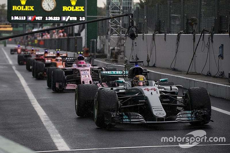 Grid start balapan GP Italia 2017