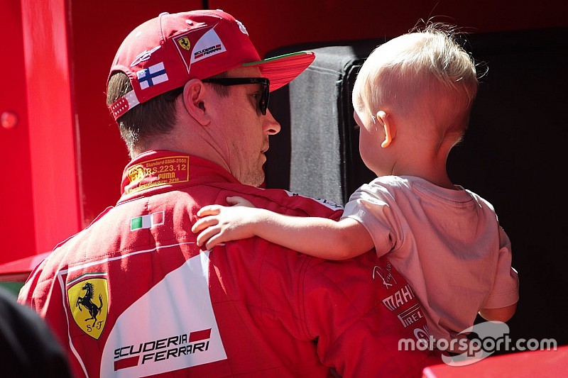 Raikkonen, oğlunu go-kart ile tanıştırmaya hazırlanıyor