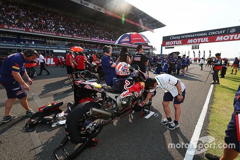 La moto de Nicky Hayden, Honda World Superbike Team