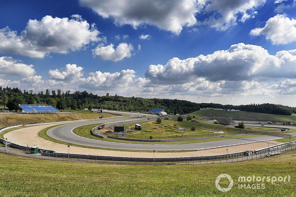 Vue de la piste de Brno