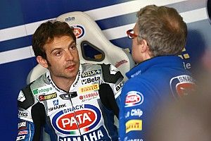 Guintoli de retour sur la Yamaha après sa blessure