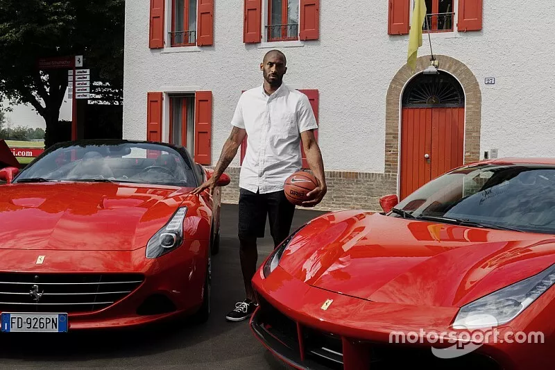 Kobe Bryant at Ferrari