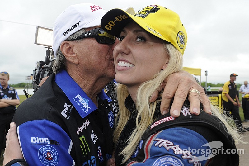 NHRA star Courtney Force steps away from Funny Car racing