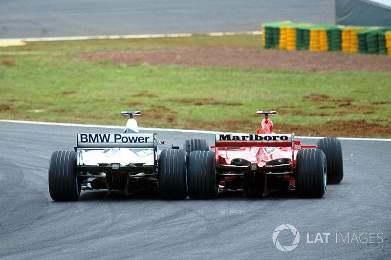 Gallery: Montoya's classic Schumacher overtake in Brazil 2001