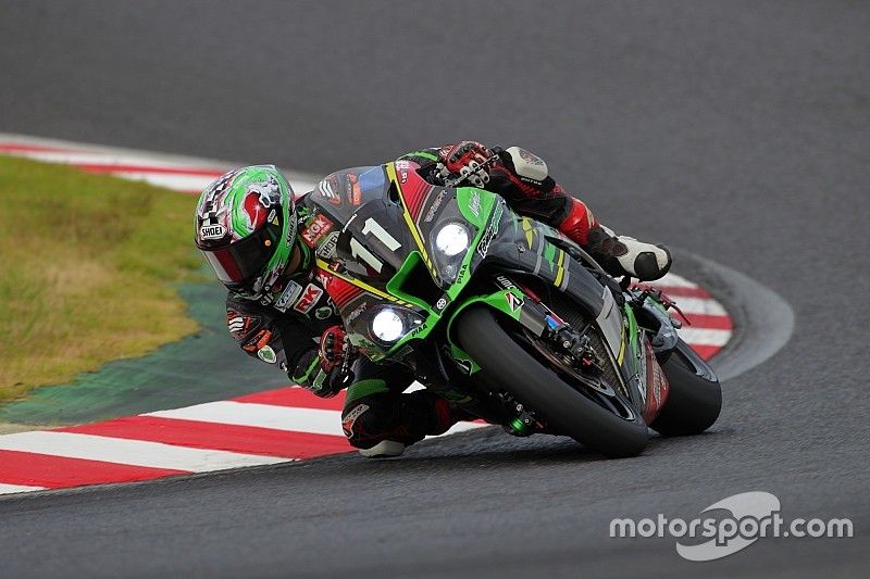 #11 Kawasaki Team Green: Jonathan Rea, Kazuma Watanabe, Leon Haslam