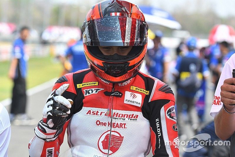 AP250 Thailand: Keluar lintasan, Mario SA dipenalti