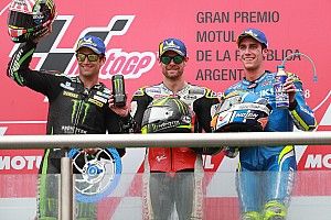 Argentina MotoGP: Crutchlow wins crazy race, Marquez hits Rossi