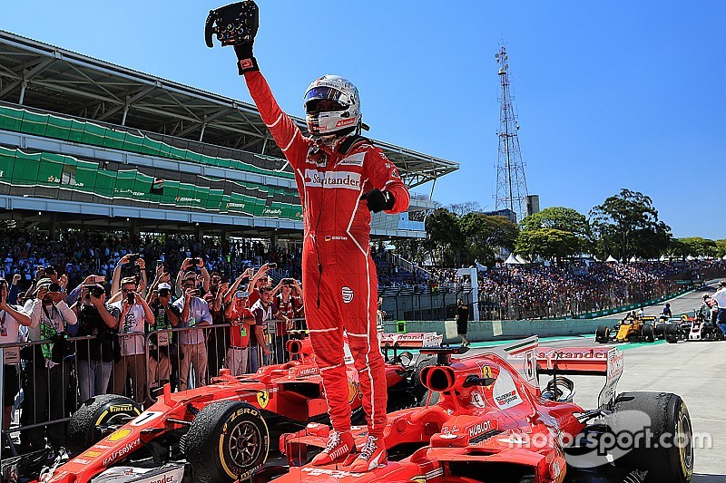 GP Brasil: Vettel dan Ferrari kembali menang, Hamilton P4