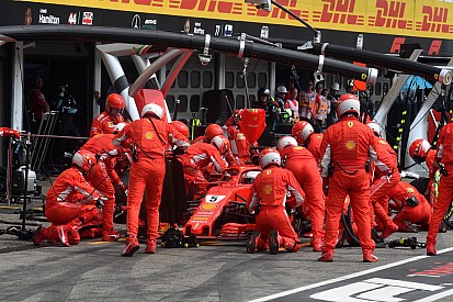 Almanya GP'nin en hızlı pit stopu Ferrari'den geldi
