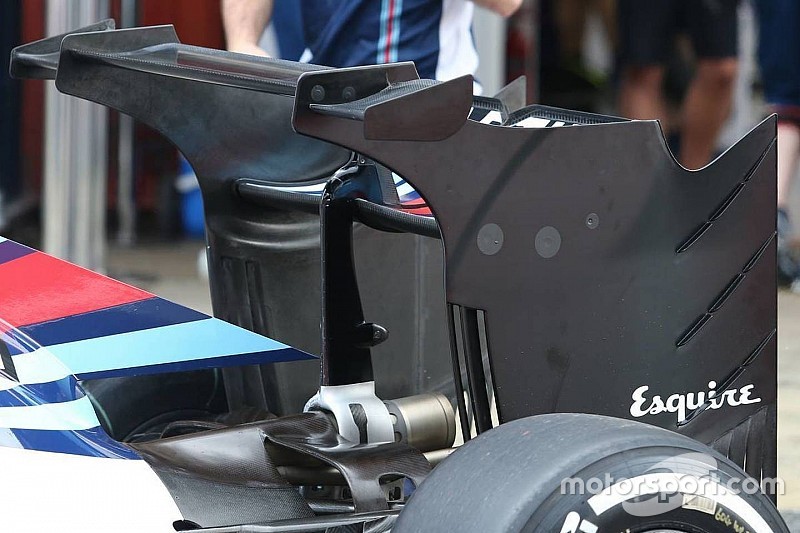 Formel-1-Test in Barcelona: Williams überrascht mit Heckflügel-Konstruktion
