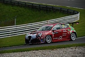 Comini, Kajaia, Nash e la Cerruti in fondo allo schieramento al Salzburgring