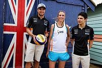Galería: Pérez y Ocon en la playa australiana