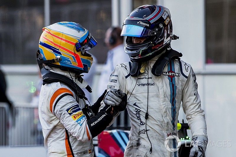 Fernando Alonso, McLaren, tercero, Lance Stroll, Williams