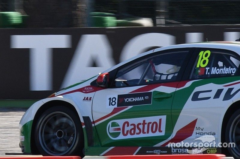 Monza, Libere 1: Monteiro primo con brivido