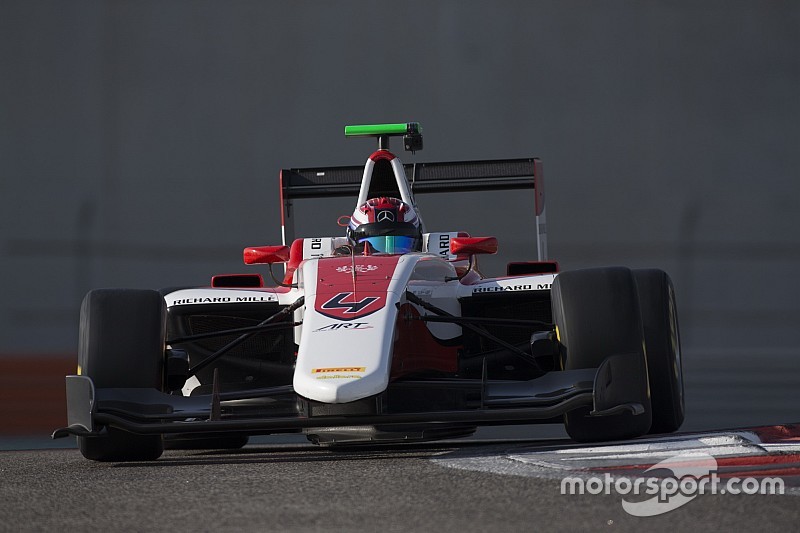 Russell dominates final day of GP3 post-season testing