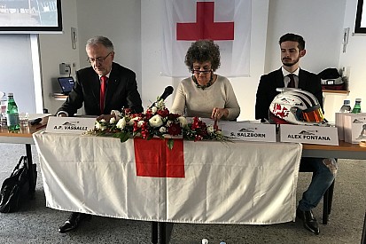 Alex Fontana testimonial della Croce Rossa in Svizzera