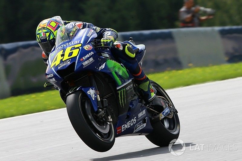 Grieperige Rossi teleurgesteld over eerste dag in Spielberg