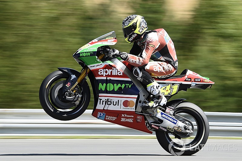 Aleix Espargaro regala ad Aprilia l'ottavo posto a Brno