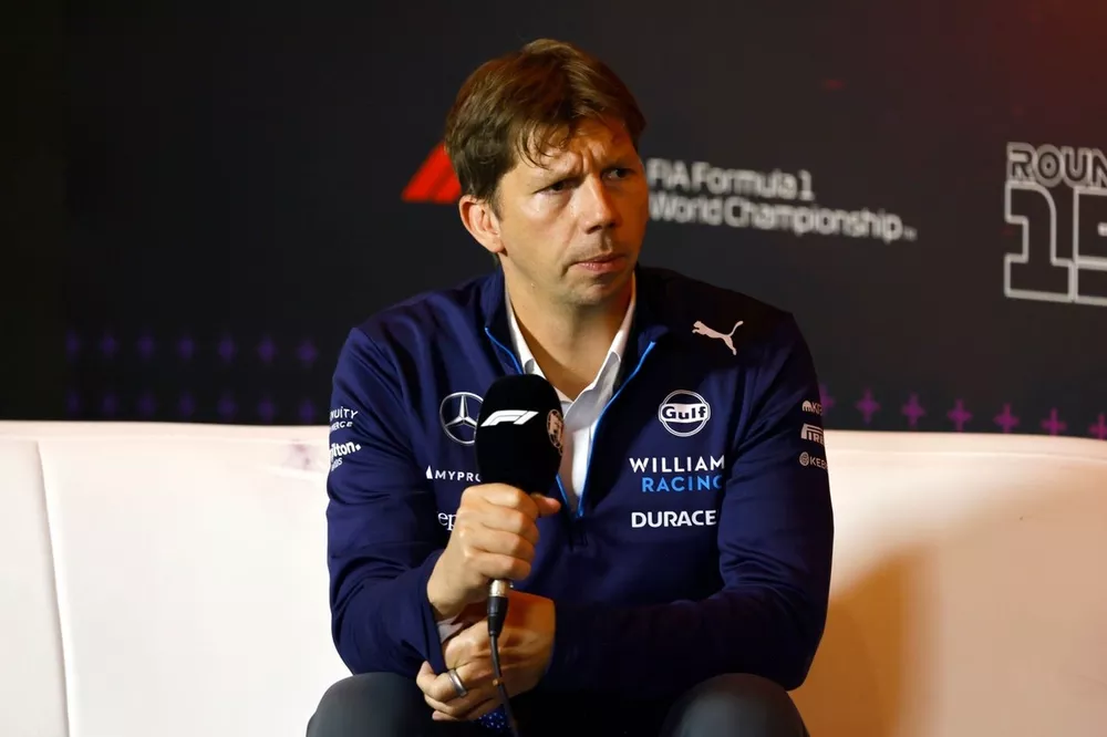 James Vowles, Team Principal, Williams Racing, in the Team Principals Press Conference
