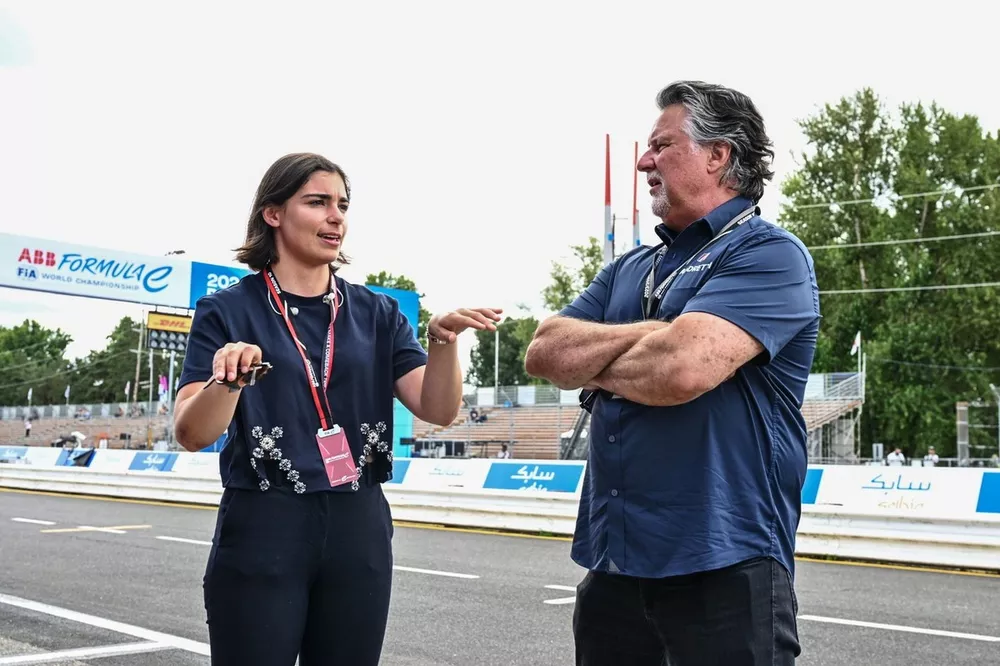 Jamie Chadwick, Michael Andretti, Owner, Andretti Global 
