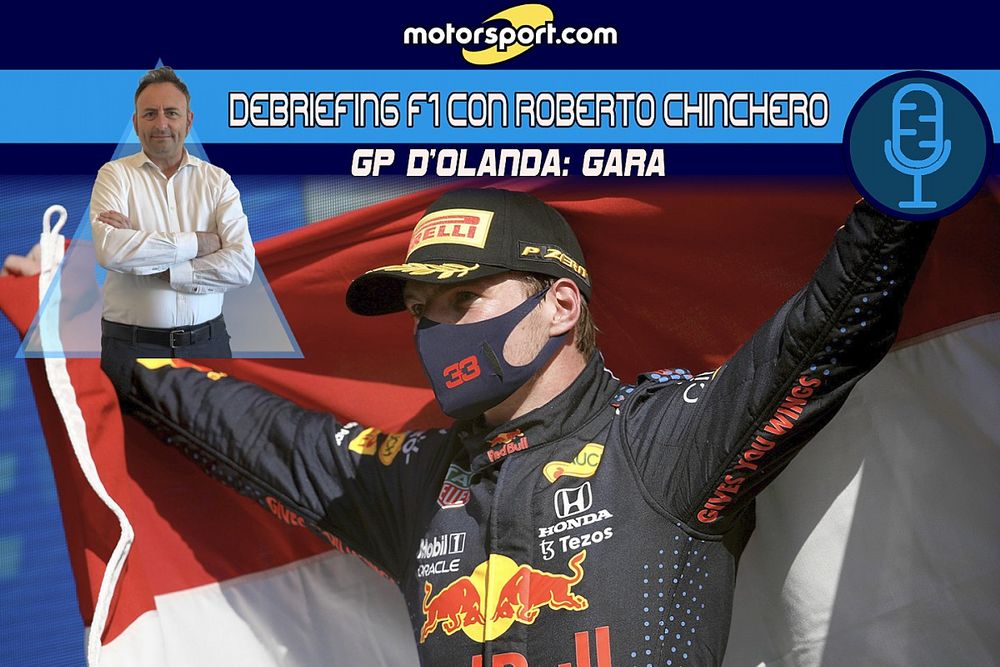 Cover "Debriefing F1 con Roberto Chinchero": GP d'Olanda, Gara