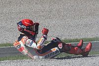 Márquez explica su caída en Valencia, última carrera de 2022