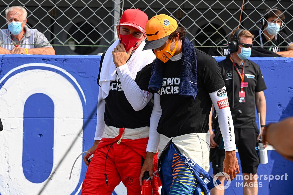 Sainz y Leclerc: el futuro de Ferrari, con respeto y admiración