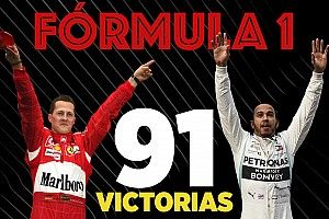 Galeri: Michael Schumacher ve Lewis Hamilton'ın 91 yarış zaferi