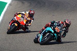 Quartararo: "Frenato dalla pressione della gomma anteriore!"