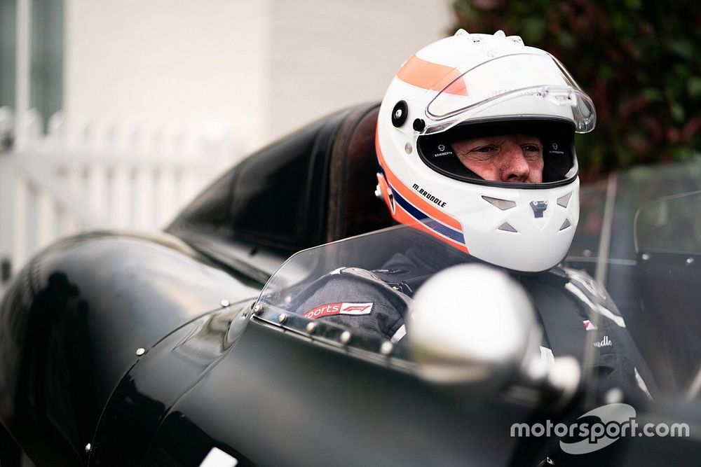 Martin Brundle in cockpit