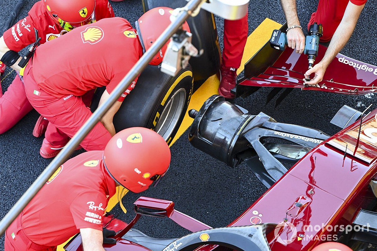 Мягкий металл портит пит-стопы Ferrari