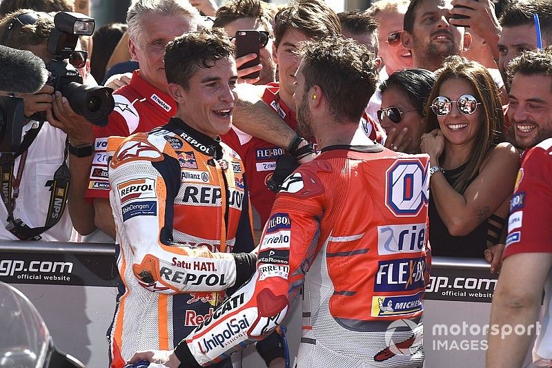 Marc Marquez, Repsol Honda Team, Andrea Dovizioso, Ducati Team