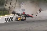 Robert Wickens sufre terrible accidente, pero est&aacute; estable; la carrera se reanud&oacute;
