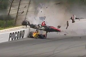 Robert Wickens nach Pocono-Crash an Wirbelsäule verletzt