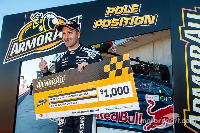 Tailem Bend Supercars: Whincup recovers from spin to claim pole
