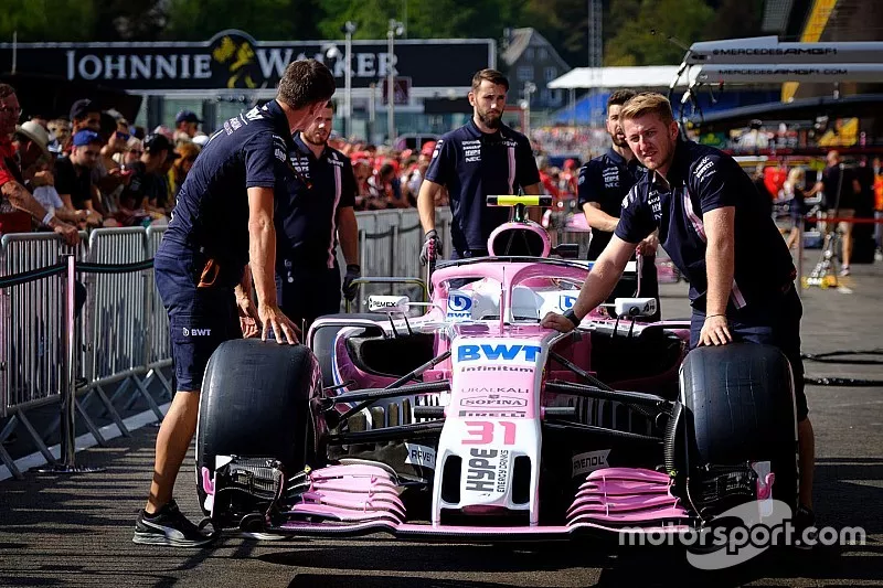 Force India VJM11 de Esteban Ocon